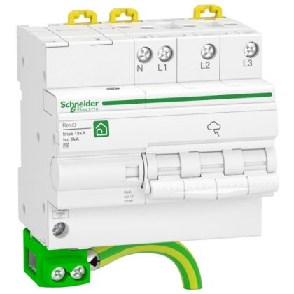   SCHNEIDER R9L16710 RESI9 QUICK PF overvoltage limiter, 10kA, 3P-N