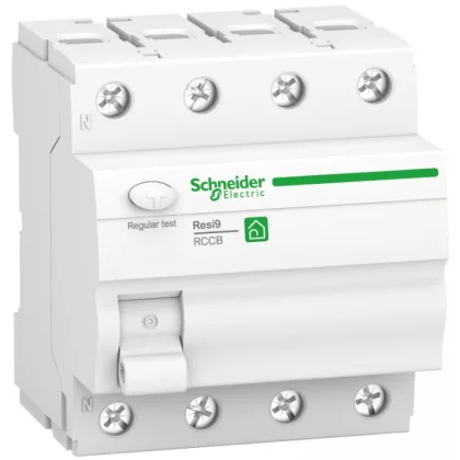   SCHNEIDER R9R02425 RESI9 áram-védőkapcsoló, A osztály, 4P, 25A, 30mA