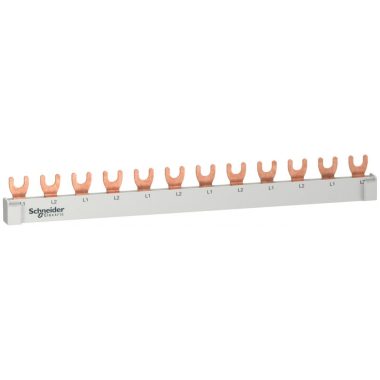 SCHNEIDER R9XFH212 RESI9 gyűjtősín, 2P, 12 osztás
