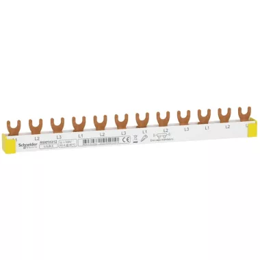 SCHNEIDER R9XFH312 RESI9 gyűjtősín, 3P, 12 osztás