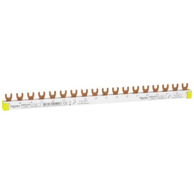 SCHNEIDER R9XFH318 RESI9 busbar, 3P, 18 pitches