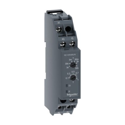   SCHNEIDER RE10RAMUN Easy Harmony timer relay, On delay function, 24V AC DC, 240V AC, 1CO
