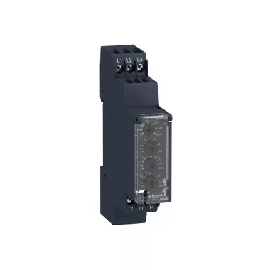 SCHNEIDER RM17UB310 Zelio Control háromfázisú feszültségfigyelő relé, 1CO, 5A, 208…480 VAC SCHNEIDER RM17UB310 Zelio Control háromfázisú feszültségfigyelő relé, 1CO, 5A, 208…480 VAC