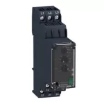 SCHNEIDER RM22TA31 Zelio Control háromfázisú fázisfigyelő relé, kikapcsolás késleltetővel, 2CO, 8A, 200…240 VAC