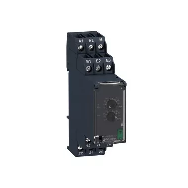 SCHNEIDER RM22UA21MR Zelio Control feszültségfigyelő relé, 2CO, 8A, 24…240 VAC/DC, mérési tart.:0,05…5V