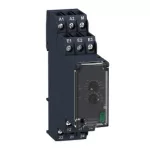 SCHNEIDER RM22UA22MR Zelio Control feszültségfigyelő relé, 2CO, 8A, 24…240 VAC/DC, mérési tart.:1…100V
