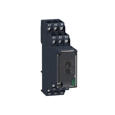 SCHNEIDER RM22UA23MR Zelio Control feszültségfigyelő relé, 2CO, 8A, 24…240 VAC/DC, mérési tart.:15…500V