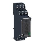   SCHNEIDER RM22UA31MR Zelio Control feszültségfigyelő relé, kikapcsolás késleltetővel, 2CO, 8A, 24…240 VAC/DC, mérési tart.:0,05…5V