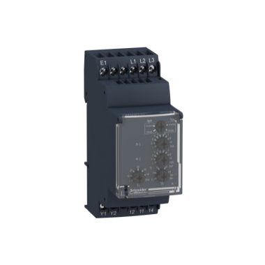 SCHNEIDER RM35BA10 Zelio Control szivattyúvezérlő relé, 1f-3f, 1CO, 5A, 208…480 VAC vagy 230 VAC
