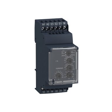 SCHNEIDER RM35JA31MW Zelio Control áramfigyelő relé, 2CO, 5A, 24…240 VAC/DC, mérési tart.:2…500mA