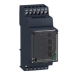   SCHNEIDER RM35JA32MR Zelio Control áramfigyelő relé, kikapcsolás késleltetővel, 2CO, 8A, 24…240 VAC/DC, mérési tart.:1,5…15A