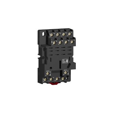 SCHNEIDER RPZF4 Zelio foglalat, RPM4*** teljesítményreléhez, 4CO, vegyes elrendezésű, csavaros