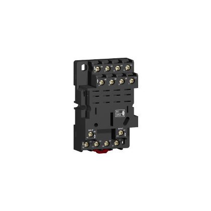 SCHNEIDER RPZF4 Zelio foglalat, RPM4*** teljesítményreléhez, 4CO, vegyes elrendezésű, csavaros