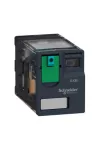 SCHNEIDER RXM2AB1FD Zelio RXM miniatűr relé, 2CO, 12A, 110VDC, tesztgomb