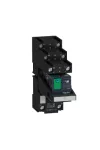 SCHNEIDER RXM2AB2BDPVS Zelio RXM miniatűr relé, 2CO, 12A, 24VDC, tesztgomb, LED, elválasztott elrendezésű