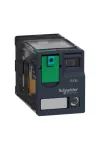 SCHNEIDER RXM2AB2JD Zelio RXM miniatűr relé, 2CO, 12A, 12VDC, tesztgomb, LED