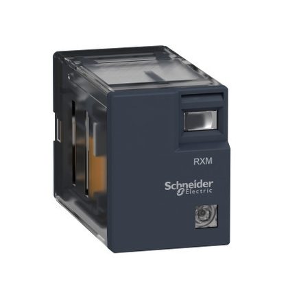   SCHNEIDER RXM2LB2B7 Zelio Easy RXM miniatűr relé, 2CO, 5A, 24 VAC, LED