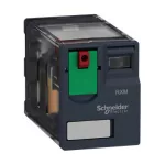   SCHNEIDER RXM3AB1B7 Zelio RXM miniatűr relé, 3CO, 10A, 24 VAC, tesztgomb