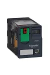SCHNEIDER RXM4AB2F7 Zelio RXM miniatűr relé, 4CO, 6A, 120 VAC, tesztgomb, LED