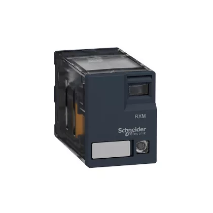   SCHNEIDER RXM4AB3BD Zelio RXM miniatűr relé, 4CO, 6A, 24VDC, LED