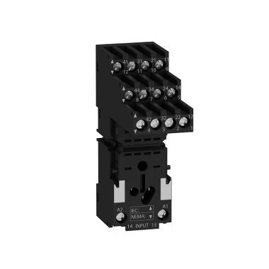 SCHNEIDER RXZE2S114M Zelio foglalat, RXM4 relékhez, szeparált elrendezésű, csatlakozós