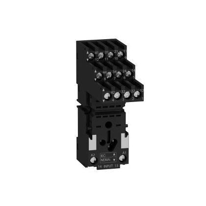   SCHNEIDER RXZE2S114M Zelio foglalat, RXM4 relékhez, szeparált elrendezésű, csatlakozós