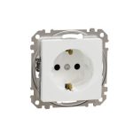   SCHNEIDER SDD111022 NEW SEDNA 2P + F socket with safety shutter, spring-loaded connection, 16A, white