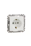 SCHNEIDER SDD111025 ÚJ SEDNA 2P+F dugalj csatlakozóaljzat, csavaros bekötés, 16A, fehér
