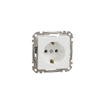   SCHNEIDER SDD111026 NEW SEDNA 2P + F socket, spring connection, 16A, white