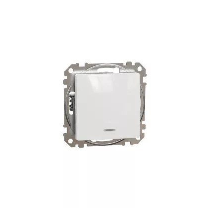 SCHNEIDER SDD111101N ÚJ SEDNA Egypólusú kapcsoló, EF, 10AX, fehér