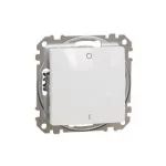   SCHNEIDER SDD111102 ÚJ SEDNA Kétpólusú kapcsoló, rugós bekötés, 10AX, (102), fehér