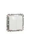 SCHNEIDER SDD111105 ÚJ SEDNA Csillárkapcsoló, rugós bekötés, 10AX, (105), fehér