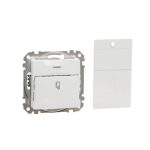   SCHNEIDER SDD111121 NEW SEDNA Card switch, spring-loaded connection, 10A, white