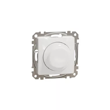 SCHNEIDER SDD111382 SEDNA WISER Univerzális, forgatógombos, LED fényerőszabályzó, fehér, max. 200W