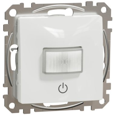 SCHNEIDER SDD111386 SEDNA WISER Mozgásérzékelő, nyomógombos fényerőszabályzóval, 160°, fehér, max. 200W