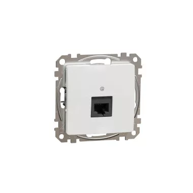 SCHNEIDER SDD111466 NEW SEDNA 1xRJ45 Cat6A UTP socket, white