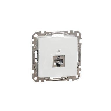 SCHNEIDER SDD111466S ÚJ SEDNA 1xRJ45 Cat6A STP aljzat, fehér