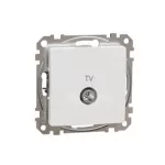   SCHNEIDER SDD111471 ÚJ SEDNA TV aljzat, végzáró, 4 dB, fehér