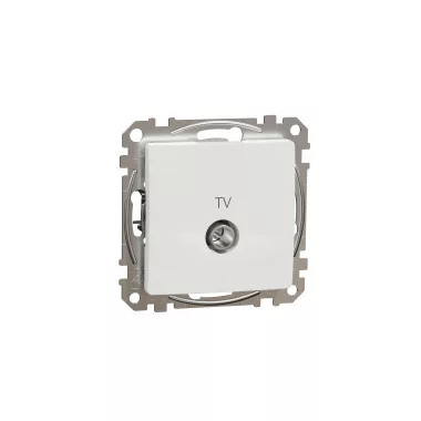 SCHNEIDER SDD111474 ÚJ SEDNA TV aljzat, átmenő, 7 dB, fehér SCHNEIDER SDD111474 ÚJ SEDNA TV aljzat, átmenő, 7 dB, fehér