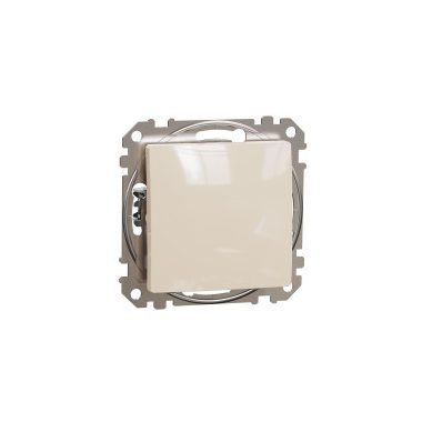 SCHNEIDER SDD112101 NEW SEDNA Single-pole switch, spring-loaded connection, 10AX, (101), beige