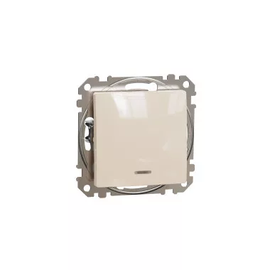 SCHNEIDER SDD112102N ÚJ SEDNA Kétpólusú kapcsoló, EF, 10AX, bézs