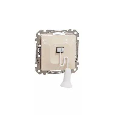 SCHNEIDER SDD112122 ÚJ SEDNA Egypólusú húzózsinóros kapcsoló, bézs