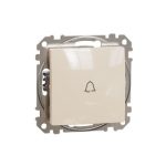   SCHNEIDER SDD112131 NEW SEDNA Single pole pressure with bell, spring connection, 10A, beige
