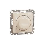   SCHNEIDER SDD112382 SEDNA WISER Universal, rotary knob, LED dimmer, beige, max. 200W