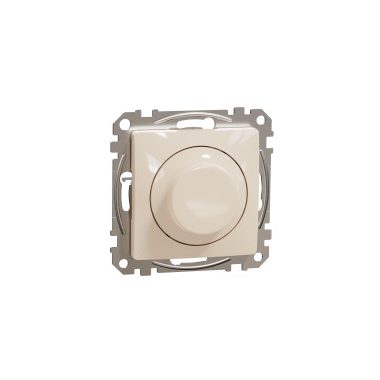 SCHNEIDER SDD112382 SEDNA WISER Universal, rotary knob, LED dimmer, beige, max. 200W