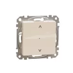   SCHNEIDER SDD112385 SEDNA WISER Intelligens redőnyvezérlő, bézs, max. 500W