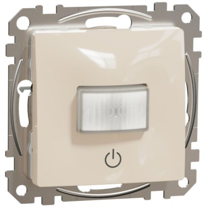   SCHNEIDER SDD112386 SEDNA WISER Mozgásérzékelő, nyomógombos fényerőszabályzóval, 160°, bézs, max. 200W