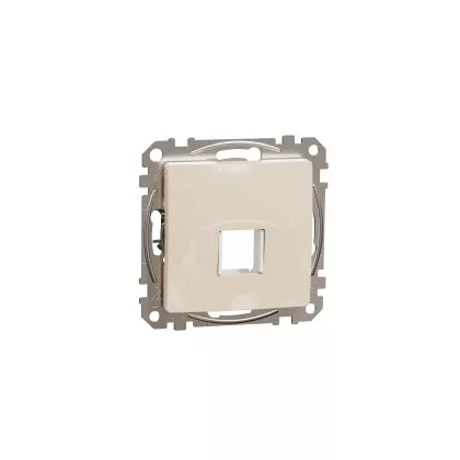 SCHNEIDER SDD112421 ÚJ SEDNA 1xRJ45 adapter, Keystone betétekhez, bézs