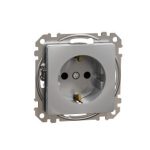   SCHNEIDER SDD113022 ÚJ SEDNA 2P+F dugalj csatlakozóaljzat biztonsági zsaluval, rugós bekötés, 16A, alumínium