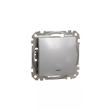 SCHNEIDER SDD113101N ÚJ SEDNA Egypólusú kapcsoló, EF, 10AX, alumínium